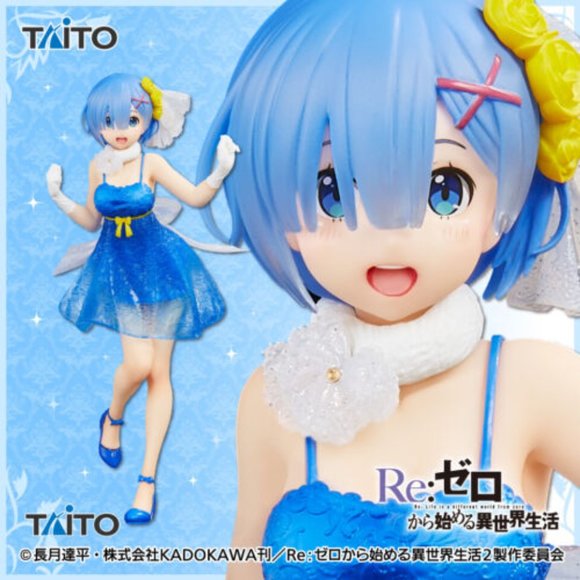Re:Zero - Precious Figure - Rem (Clear Dress Ver.) - Picture 5 of 5